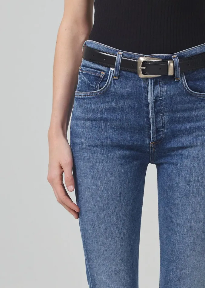 Citizens Of Humanity Isola Mid Rise Cropped Boot In Lawless Women Jeans