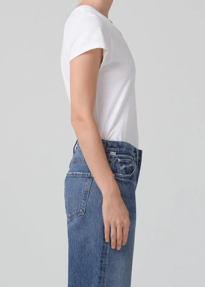 Citizens Of Humanity Juliette Slim TShirt In White Women Tops