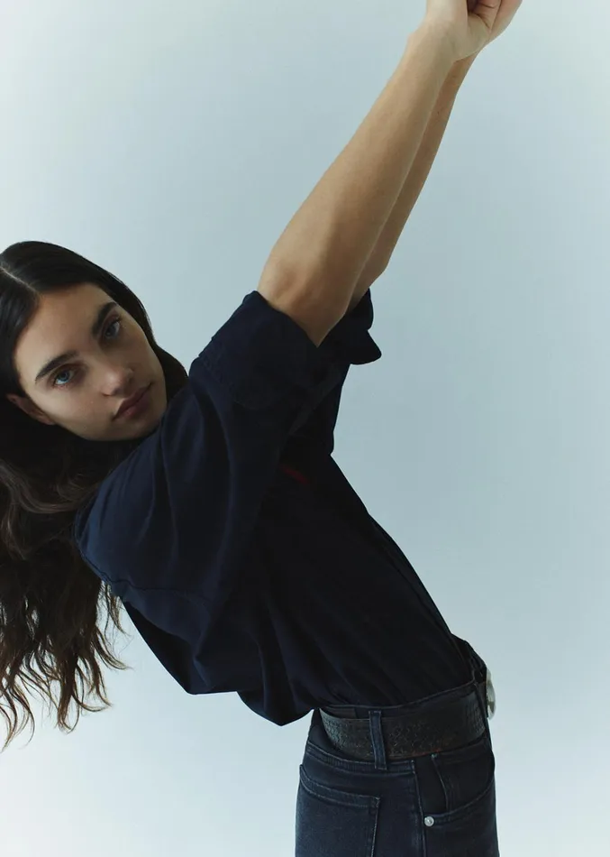 Citizens Of Humanity Kayla Shirt In Navy Women Tops