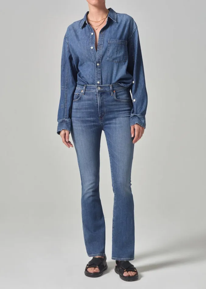 Citizens Of Humanity Lilah High Rise Bootcut 30034 In Lawless Women Jeans