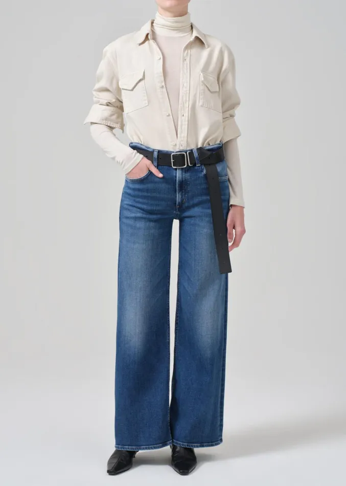 Citizens Of Humanity Lolli Mid Rise Baggy In Fauna Women Jeans