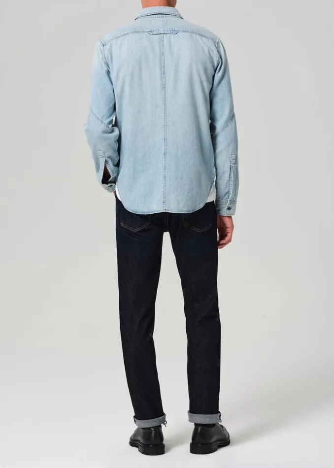 Citizens Of Humanity London Tapered Slim Cashmere Denim In Falcon Men Jeans