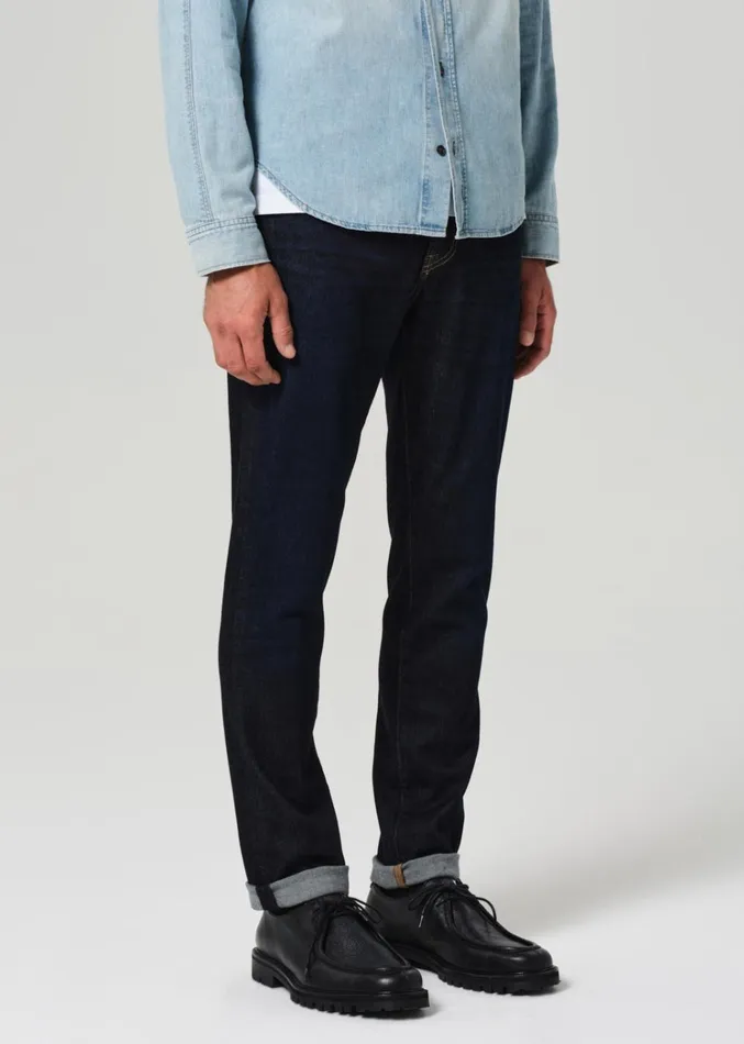 Citizens Of Humanity London Tapered Slim Cashmere Denim In Falcon Men Jeans