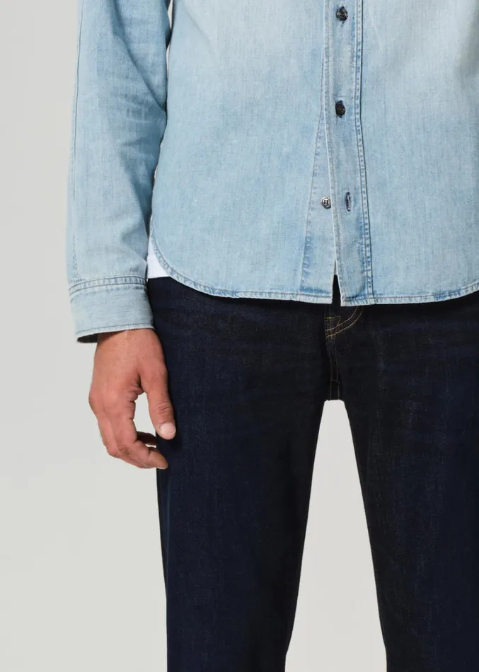 Citizens Of Humanity London Tapered Slim Cashmere Denim In Falcon Men Jeans