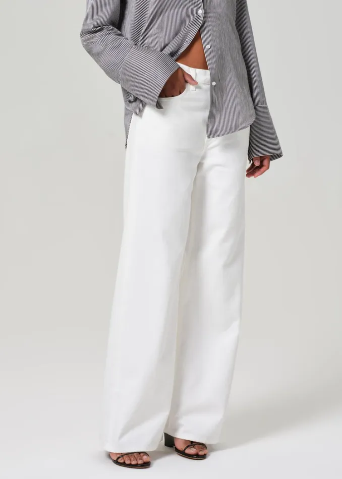 Citizens Of Humanity Paloma Baggy In Soft White Women Jeans