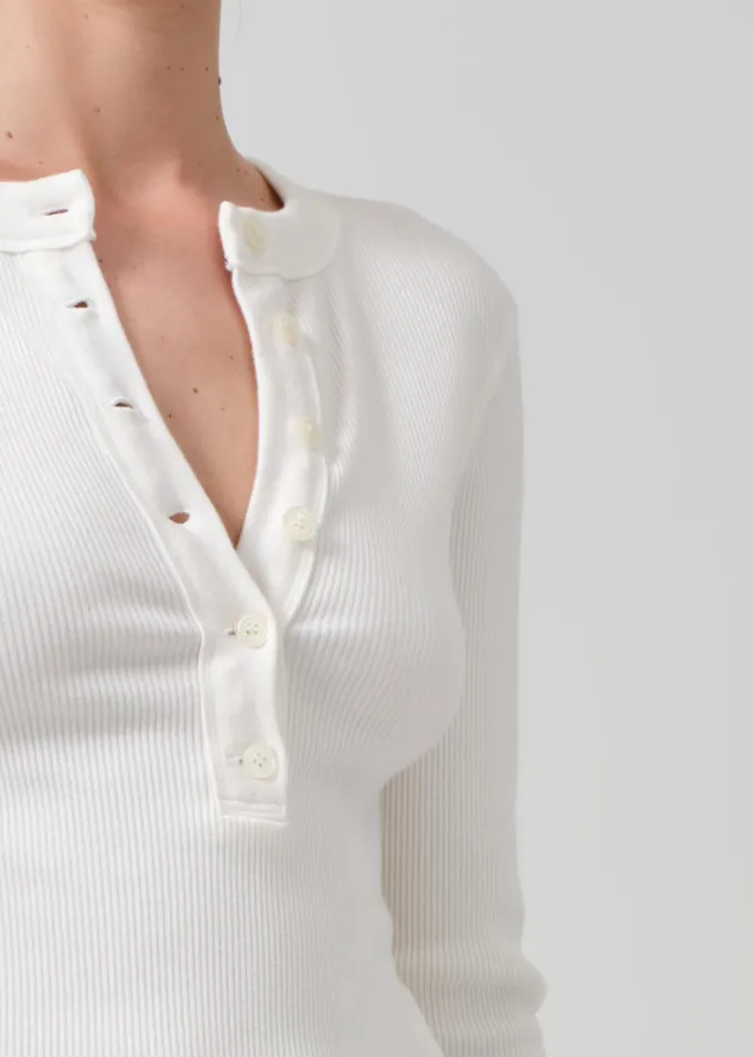 Citizens Of Humanity Varra Henley In Pashmina Women Tops