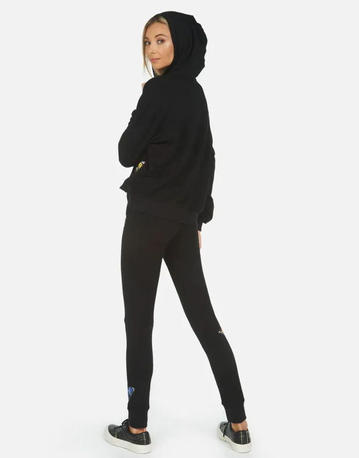 Clarissa Butterfly Black Women039s Lauren Moshi Hoodies