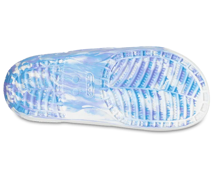 Classic Marbled Sandal White Oxygen Women Crocs Sandals