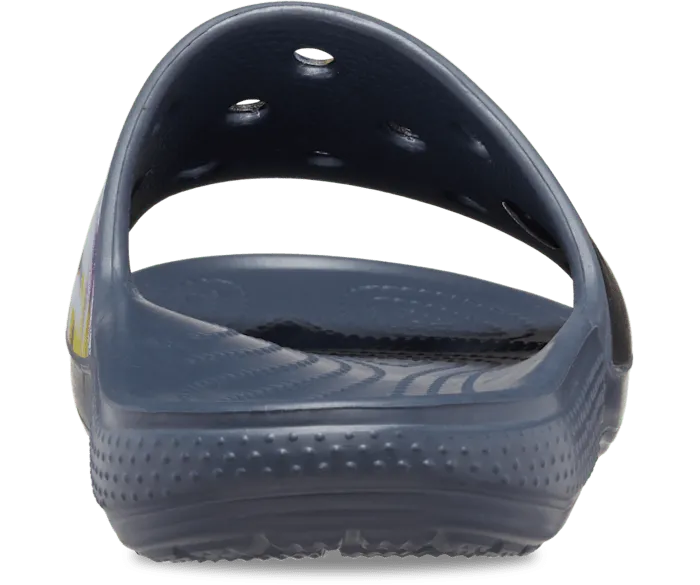 Classic Meta Scape Slide Black Multi Women Crocs Sandals