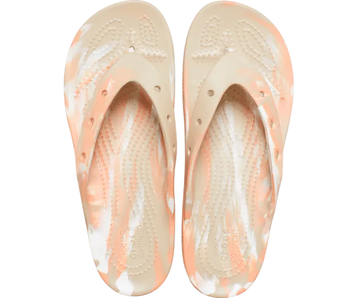 Classic Platform Marbled Flip Chai Multi Women Crocs FlipFlops