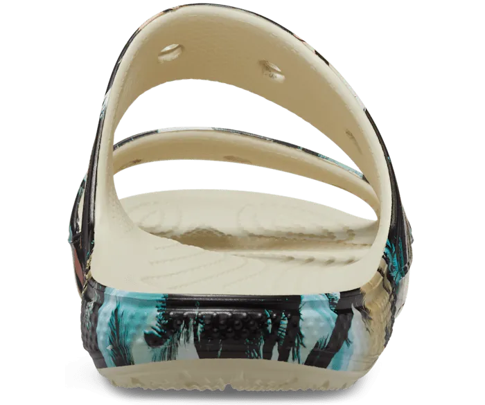 Classic Retro Resort Sandal Bone Multi Women Crocs Platforms 038 Wedges