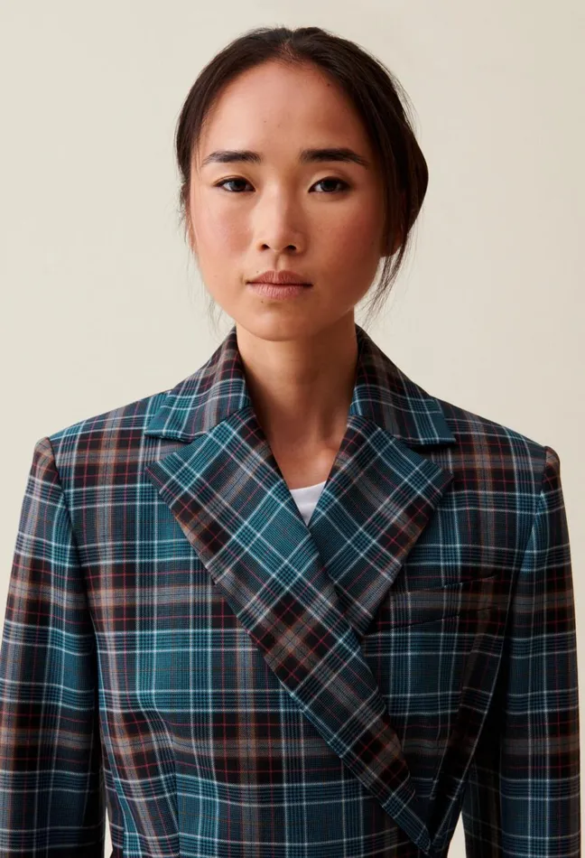 Claudie Pierlot Checked Blazer Multicolored Women Blazers