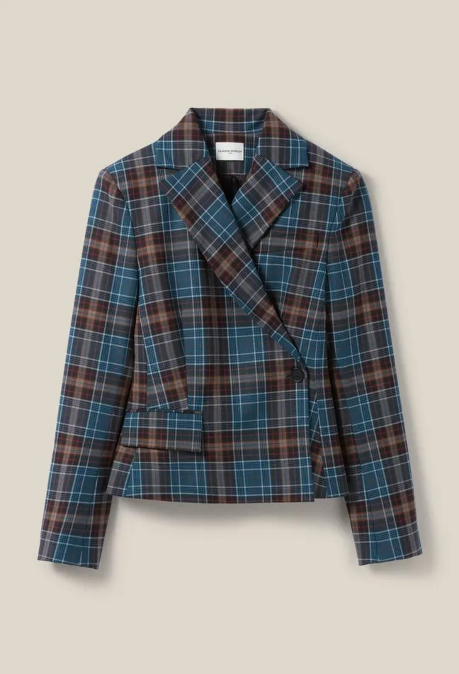 Claudie Pierlot Checked Blazer Multicolored Women Blazers Claudie Pierlot Checked Blazer Multicolored Women Blazers