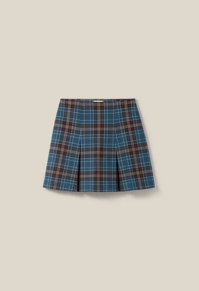 Claudie Pierlot Checked Wool Skirt Multicolored Women Skirts And Shorts Claudie Pierlot Checked Wool Skirt Multicolored Women Skirts And Shorts