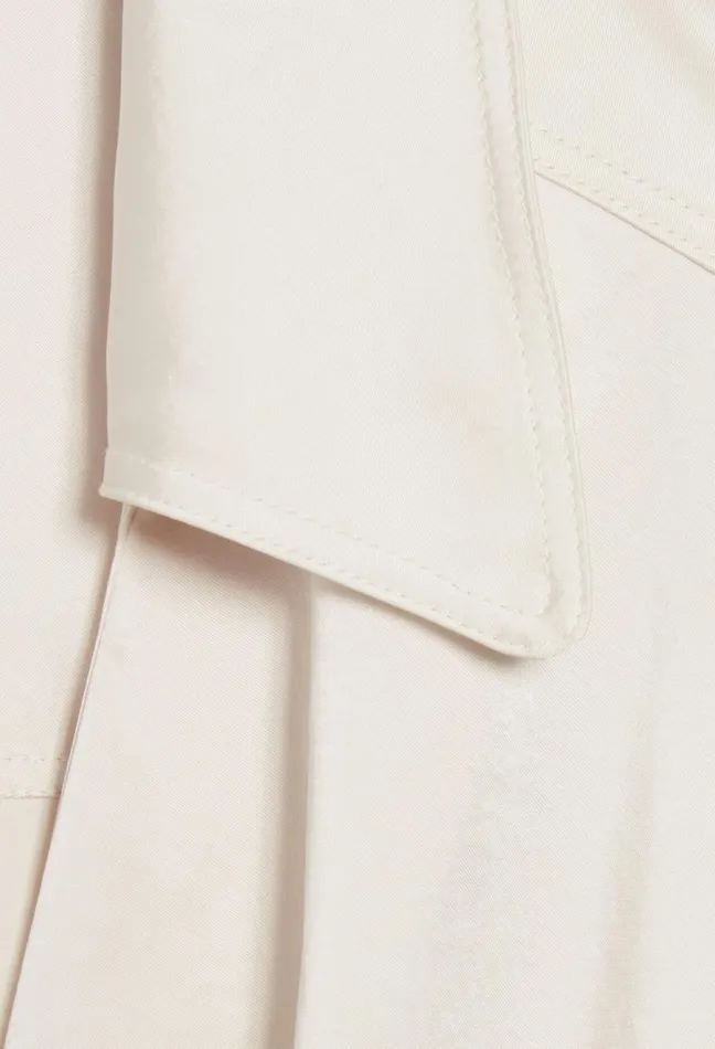 Claudie Pierlot Midi Wrap Dress Ice Beige Women Dresses