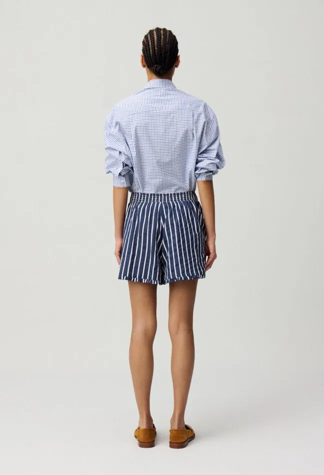 Claudie Pierlot Striped Ruffled Shorts Dualcolor Women Skirts And Shorts Claudie Pierlot Striped Ruffled Shorts Dualcolor Women Skirts And Shorts