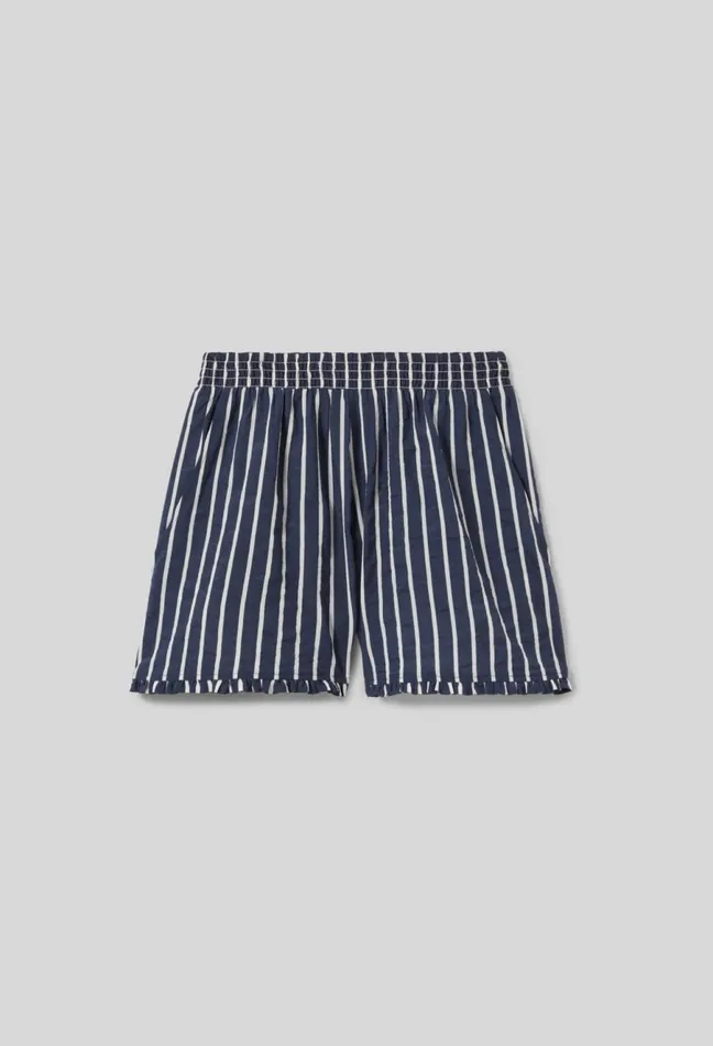 Claudie Pierlot Striped Ruffled Shorts Dualcolor Women Skirts And Shorts Claudie Pierlot Striped Ruffled Shorts Dualcolor Women Skirts And Shorts