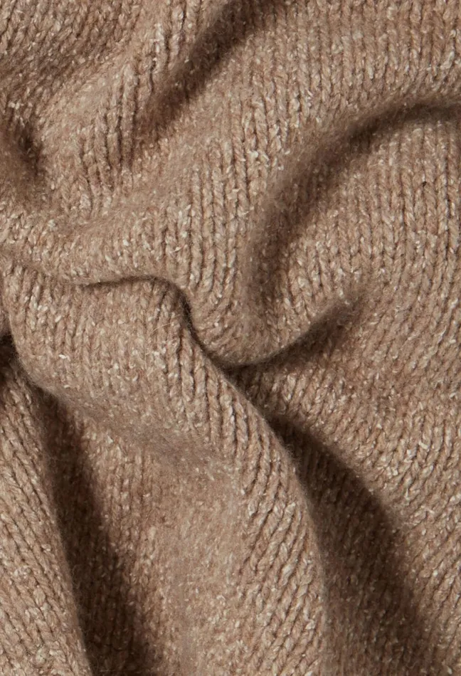 Claudie Pierlot Turtleneck Sweater Beige Women Knitwear And Cardigans