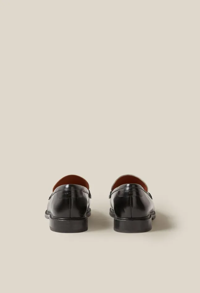 Claudie Pierlot TwoTone Leather Loafers Dualcolor Women Loafers Claudie Pierlot TwoTone Leather Loafers Dualcolor Women Loafers