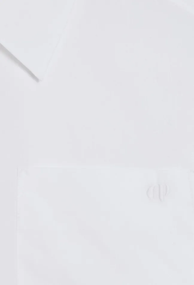 Claudie Pierlot White Cotton Shirt Women Tops And Shirts Claudie Pierlot White Cotton Shirt Women Tops And Shirts