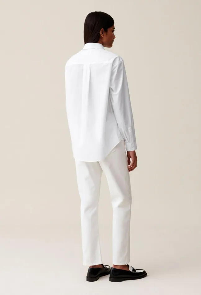 Claudie Pierlot White Toto Jean Shirt Women Tops And Shirts Claudie Pierlot White Toto Jean Shirt Women Tops And Shirts