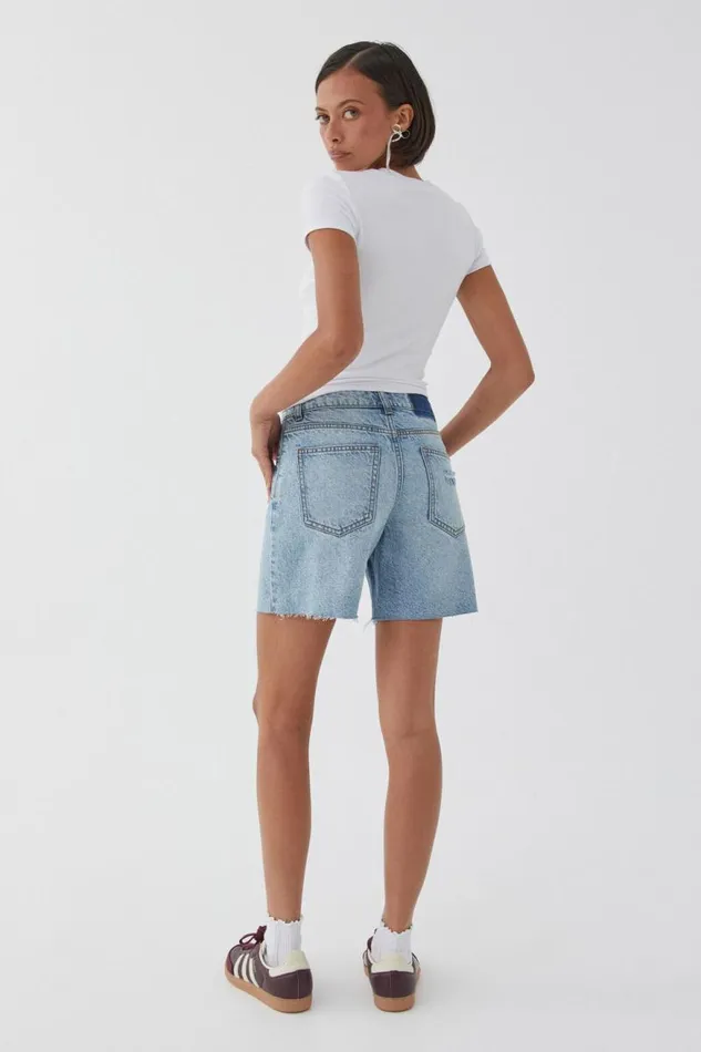 Clothing Supr Denim Shorts and Skirts 90 S Cut Off Denim Short Tulsa Blue