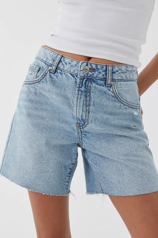 Clothing Supr Denim Shorts and Skirts 90 S Cut Off Denim Short Tulsa Blue