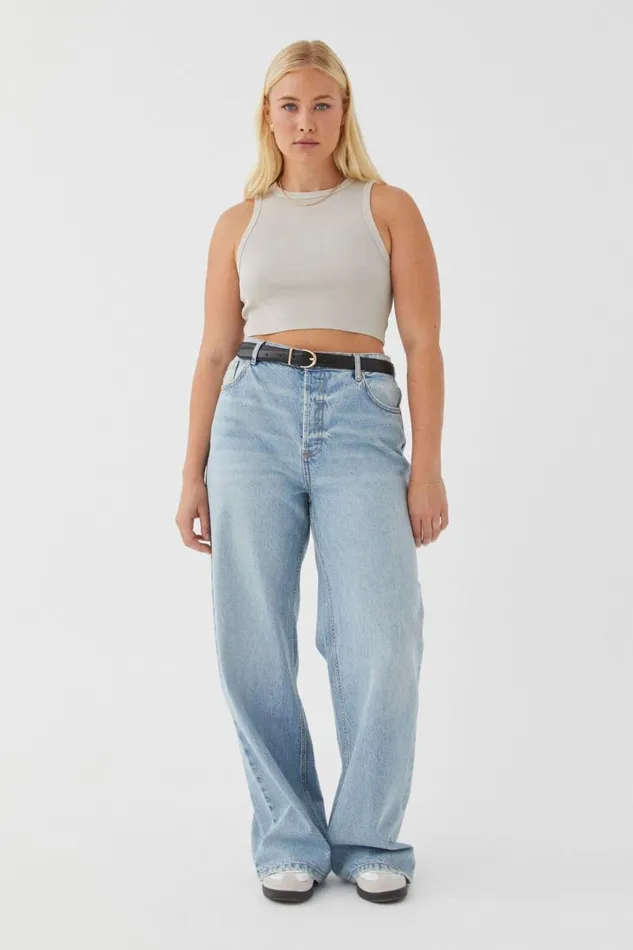 Clothing Supr Jeans High Rise Wide Jean Skylight Blue
