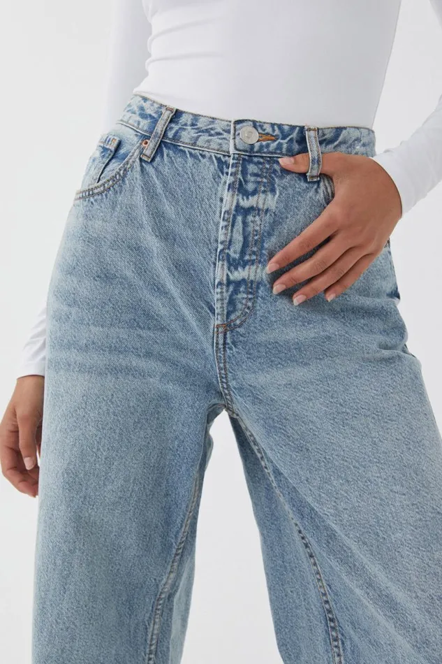 Clothing Supr Jeans High Rise Wide Jean Skylight Blue