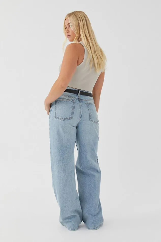 Clothing Supr Jeans High Rise Wide Jean Skylight Blue