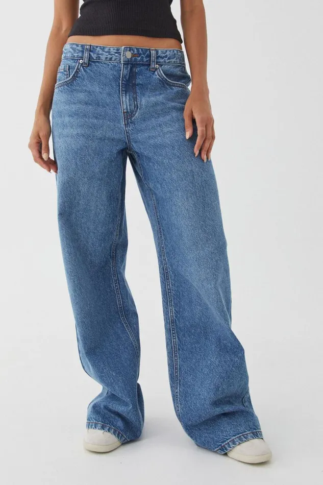 Clothing Supr Jeans Low Rise Baggy Jean Winter Blue Fade