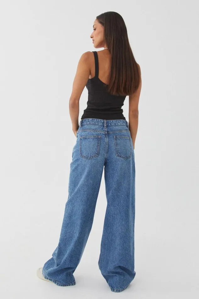 Clothing Supr Jeans Low Rise Baggy Jean Winter Blue Fade