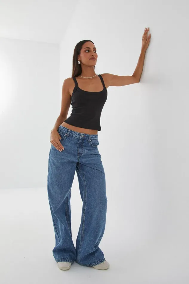 Clothing Supr Jeans Low Rise Baggy Jean Winter Blue Fade