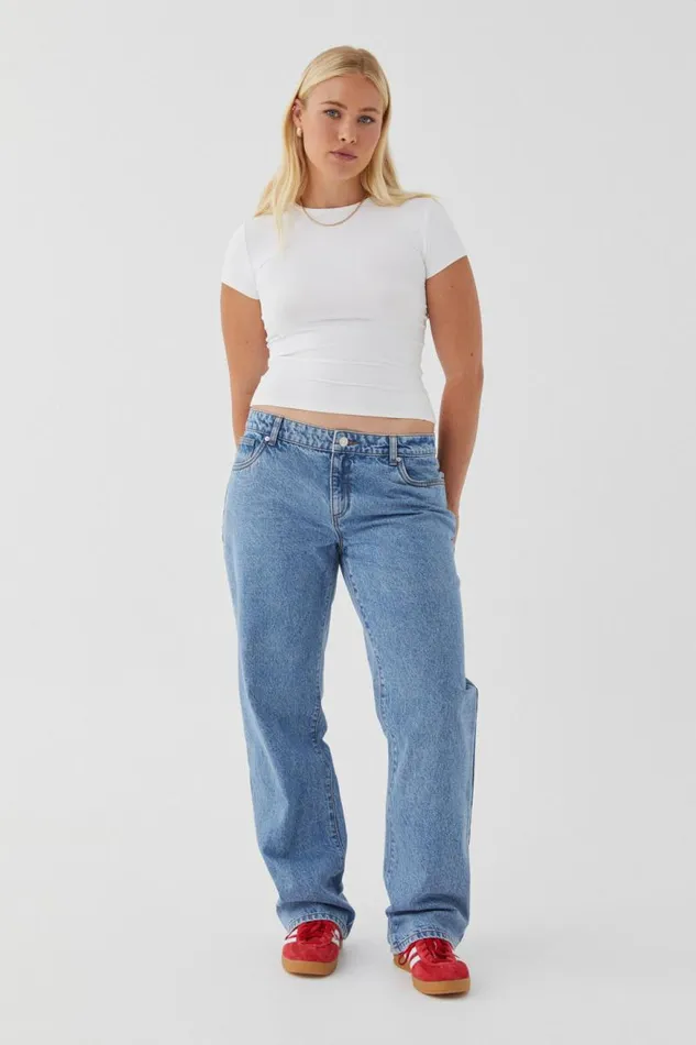 Clothing Supr Jeans Low Rise Straight Jean Offshore Blue