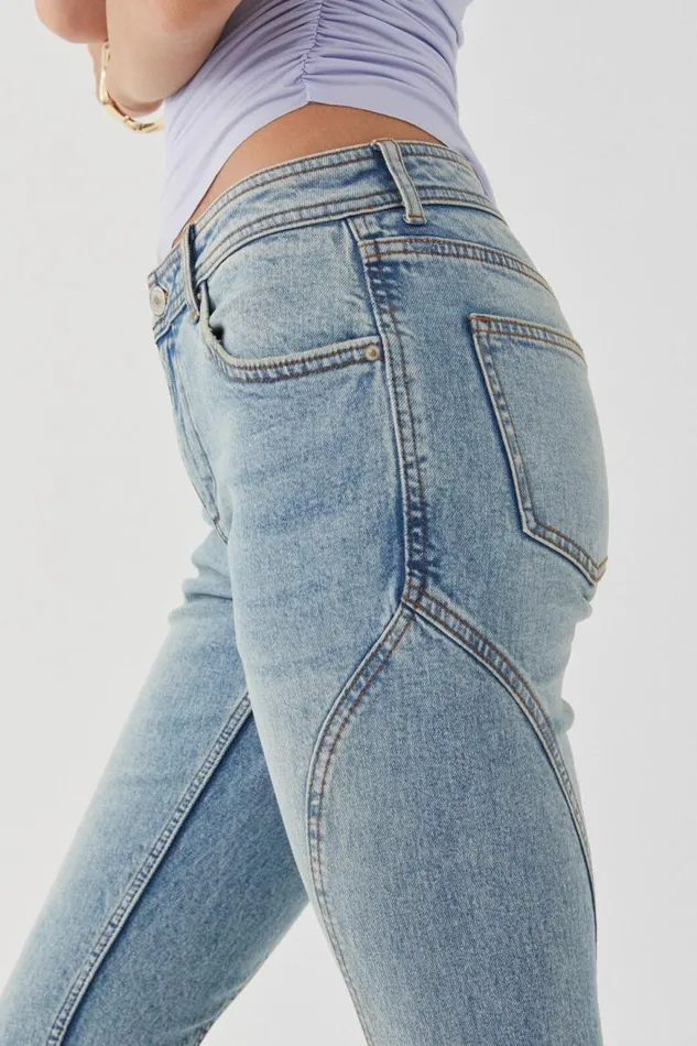 Clothing Supr Jeans Panelled Flare Jean Surf Blue