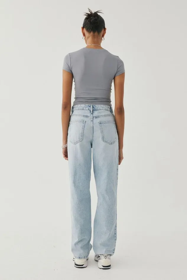 Clothing Supr Jeans Straight Leg Ripped Jean Salt Lake Blue Ripped