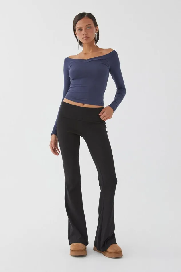Clothing Supr Long Sleeve Tops Rebecca Long Sleeve Top Berlin Blue
