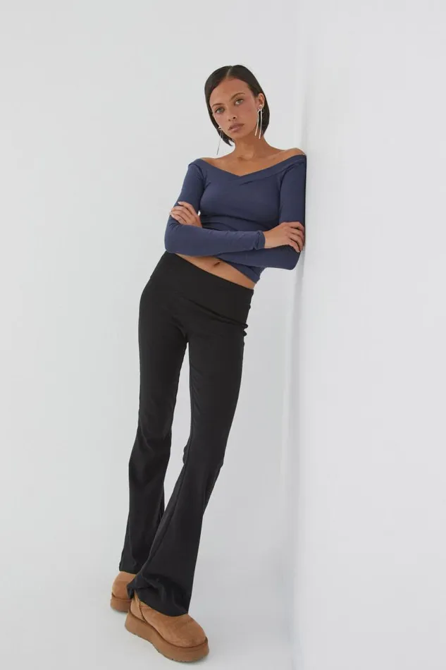 Clothing Supr Long Sleeve Tops Rebecca Long Sleeve Top Berlin Blue