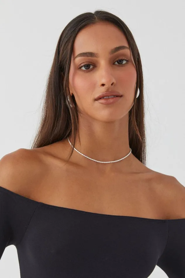 Clothing Supr Maxi Dresses Soft Off The Shoulder Maxi Dress Black