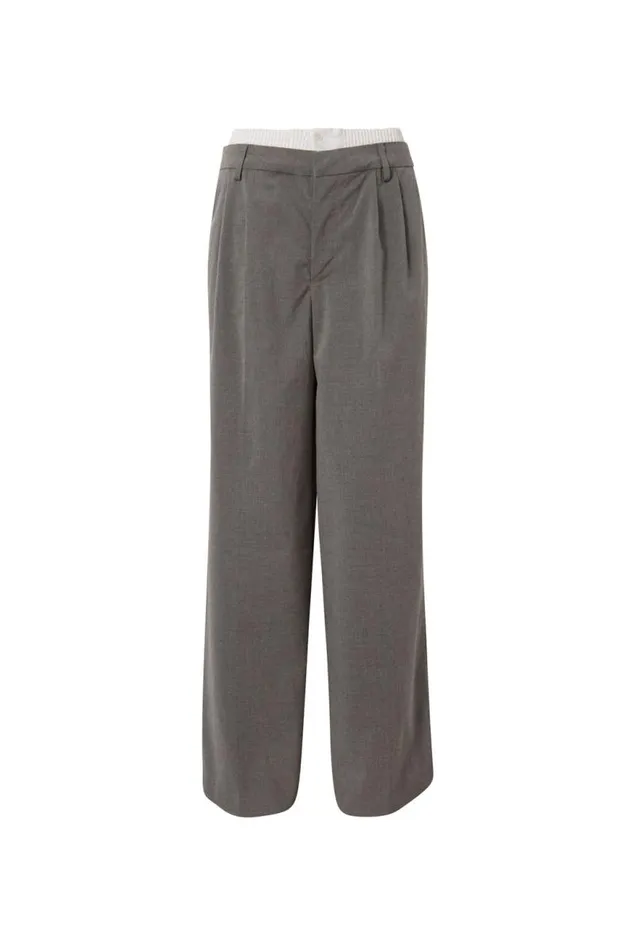 Clothing Supr Pants Brooke Boxer Tailored Pant Charcoal Marle
