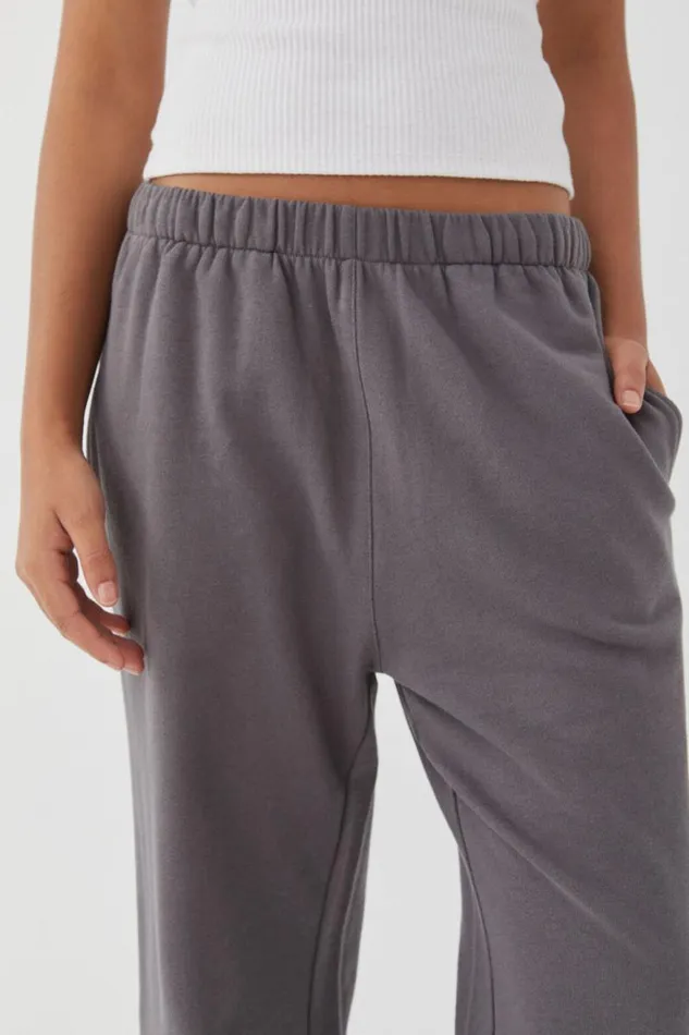Clothing Supr Pants Relaxed Wide Leg Track Pant Chrome Grey