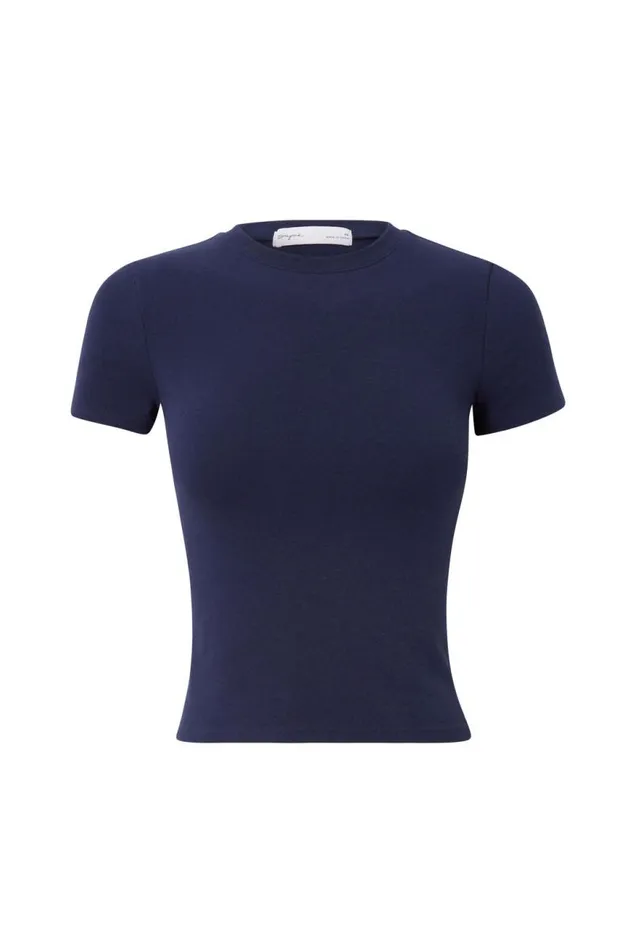 Clothing Supr T Shirts Cotton Fitted Tee Varsity Navy