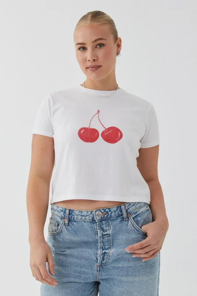 Clothing Supr T Shirts Everyday Graphic Tee Whitecherry