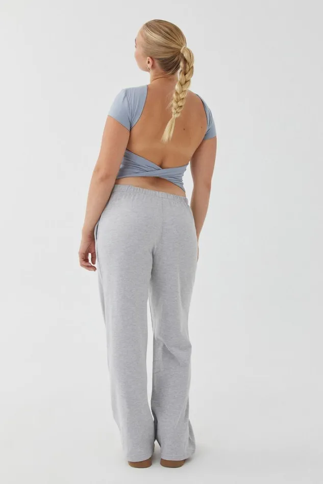 Clothing Supr T Shirts Soft Backless Tee Blue Mist