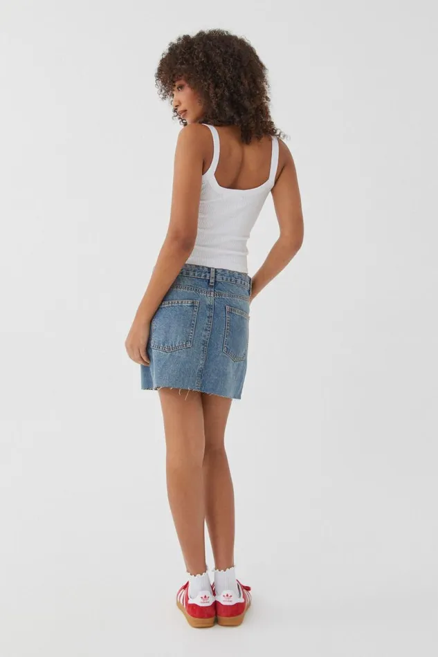 Clothing Supr Tank Tops Riri Scoop Neck Tank White Cherry