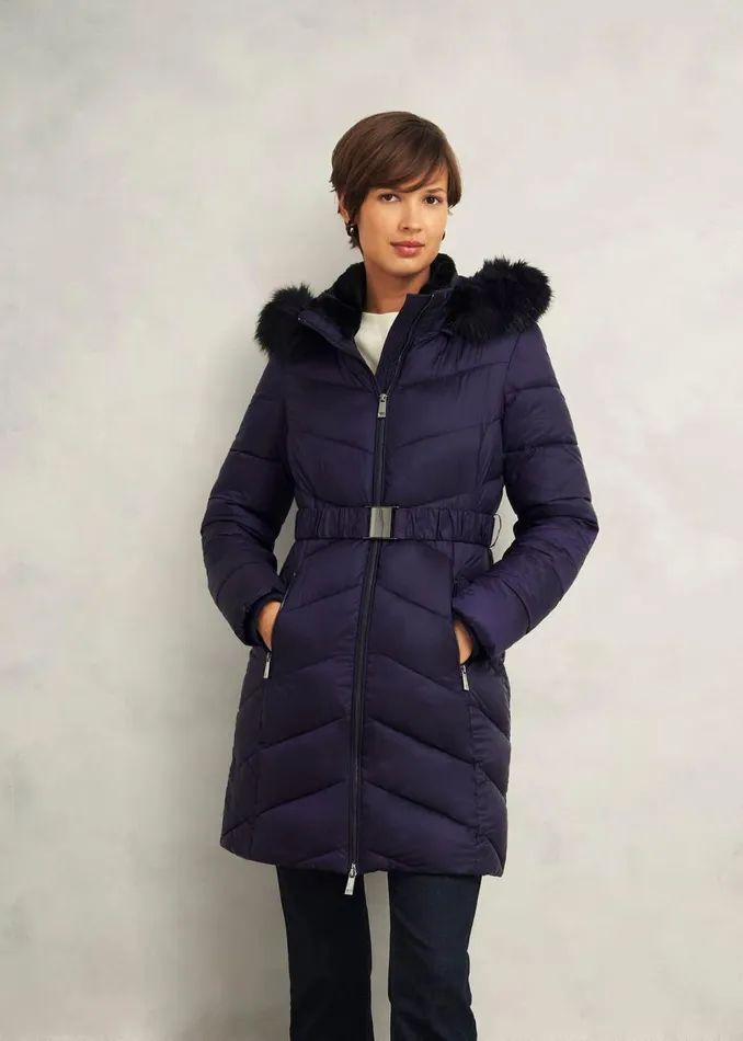 Coats and Jackets Women HOBBS Alis Puffer Navy