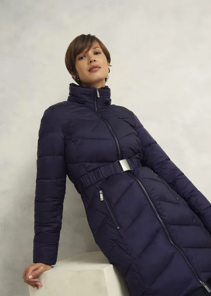 Coats and Jackets Women HOBBS Alis Puffer Navy