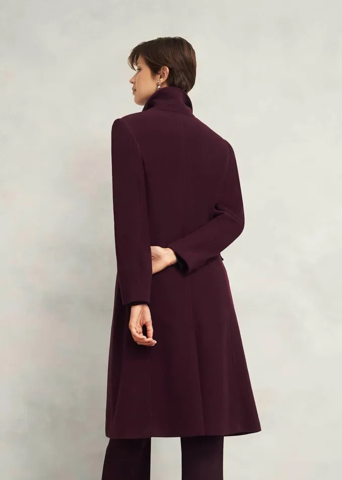 Coats and Jackets Women HOBBS Edwina Coat Wine