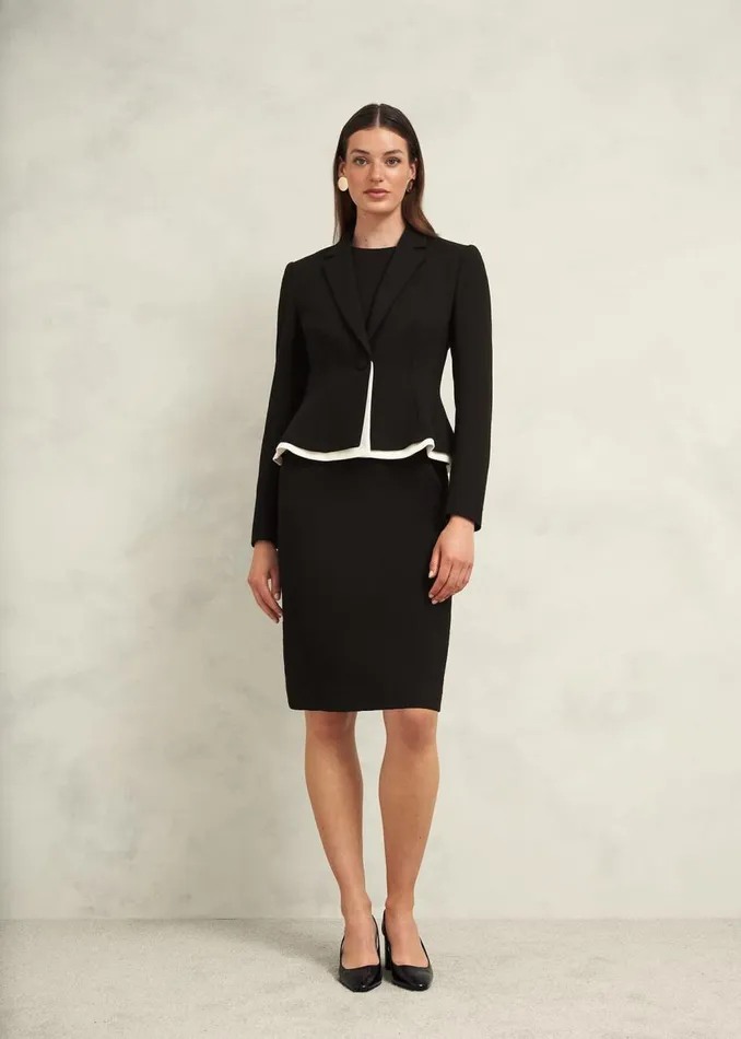 Coats and Jackets Women HOBBS Harmony Jacket Black Ivory