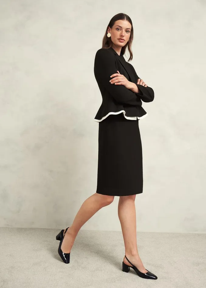Coats and Jackets Women HOBBS Harmony Jacket Black Ivory